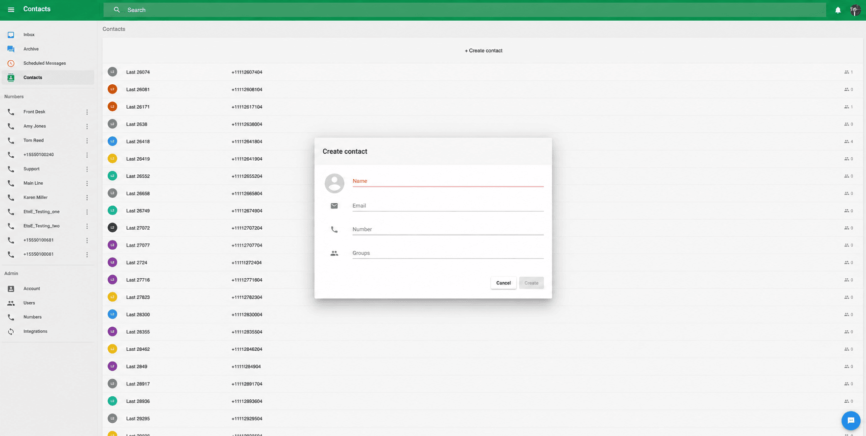 Contact management