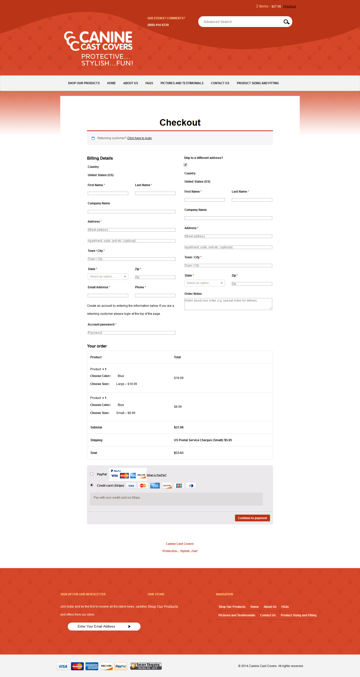 CCC — checkout flow