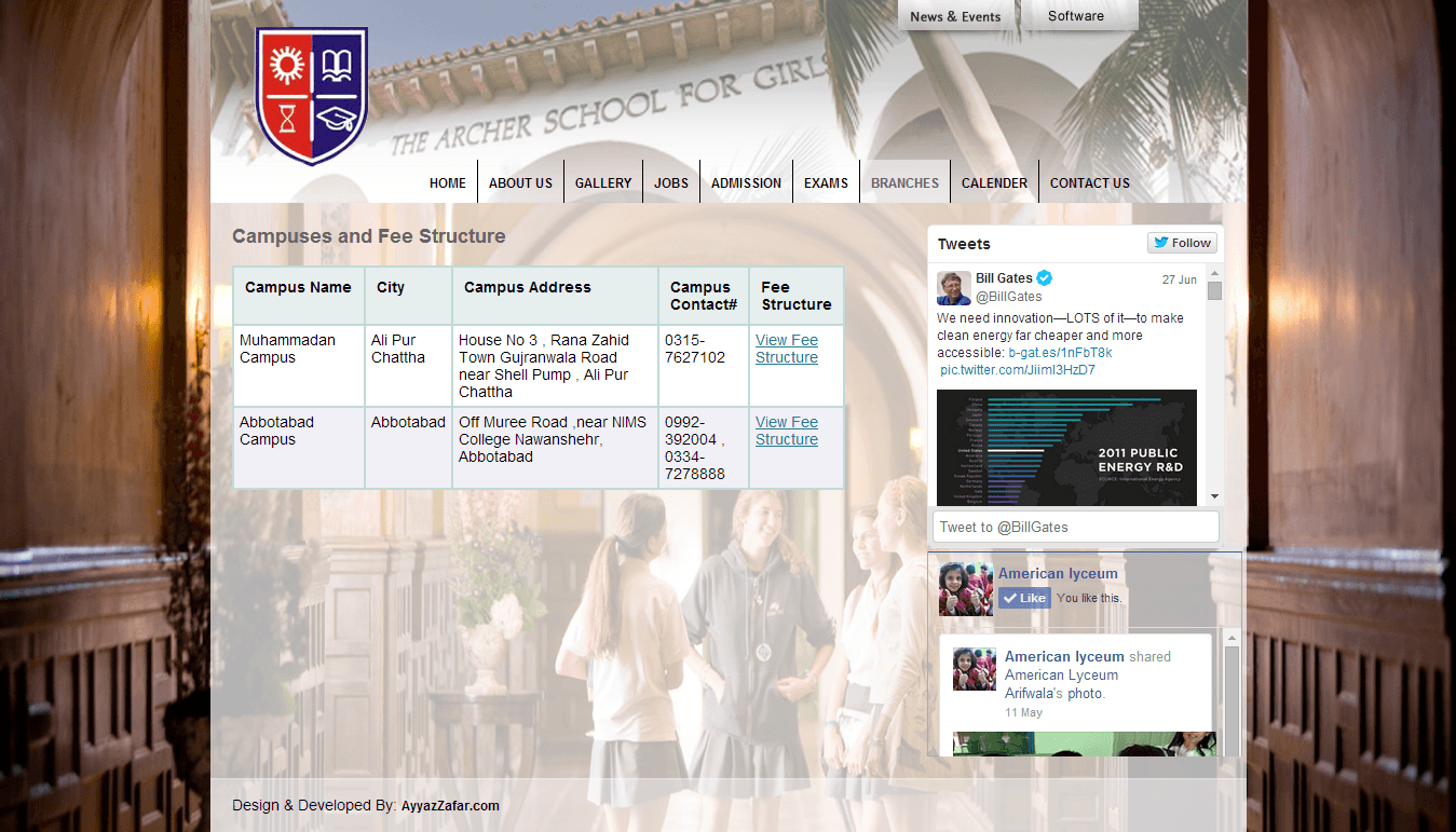 ALS — branches page