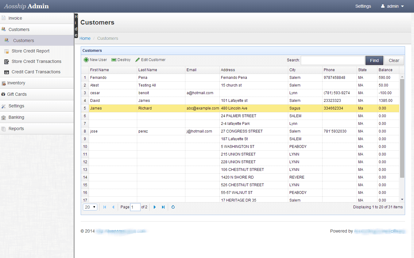 Shipping Invoice Management System screenshot 6