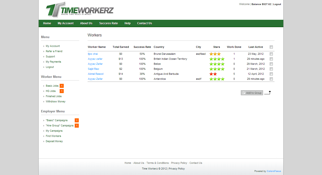 Employer — workers directory