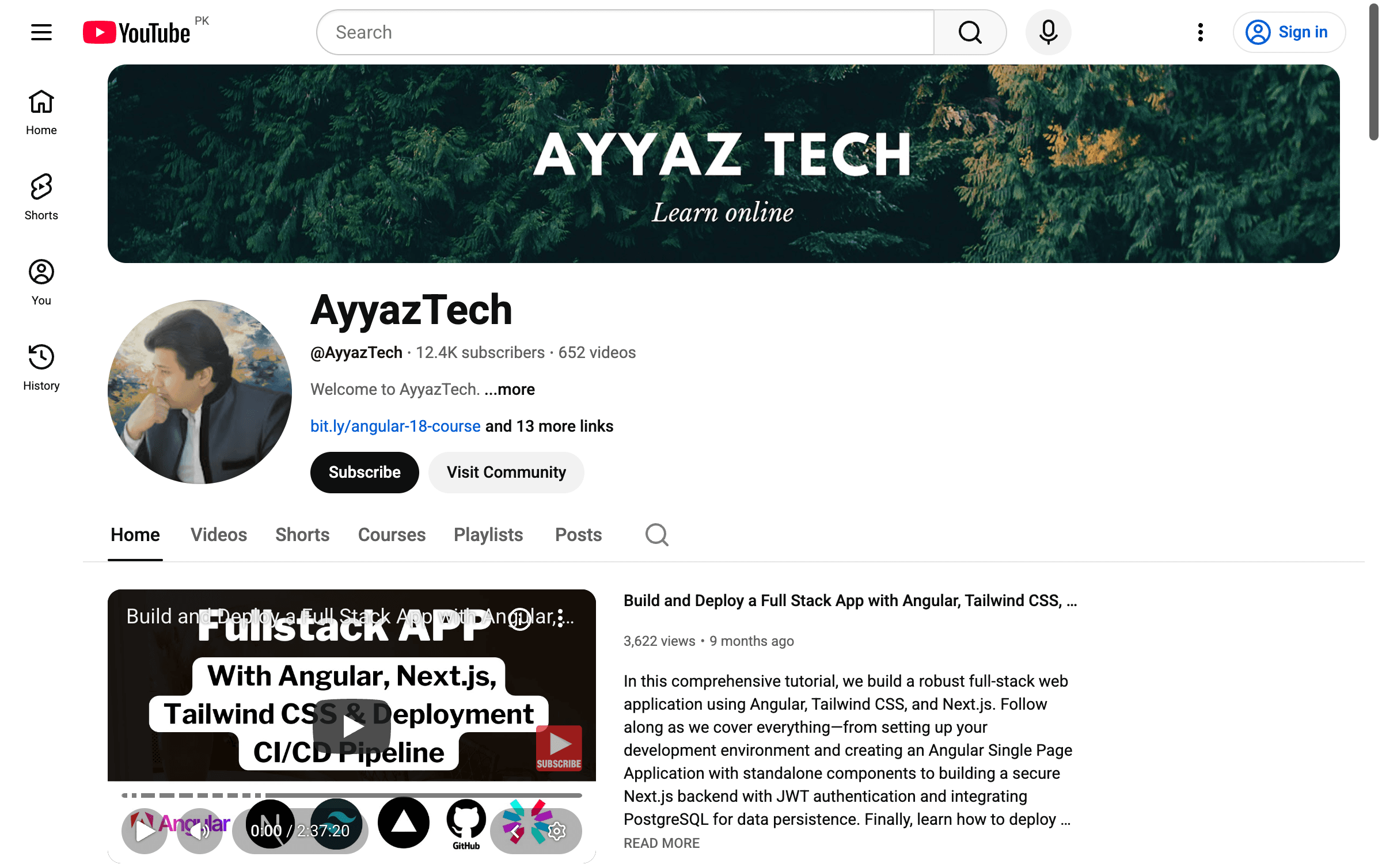 AyyazTech Channel Home