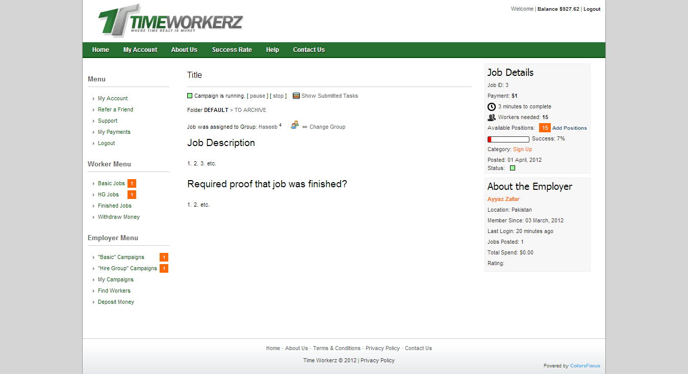 Worker — hire-group job preview