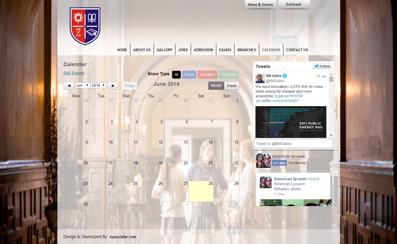 ALS — academic calendar